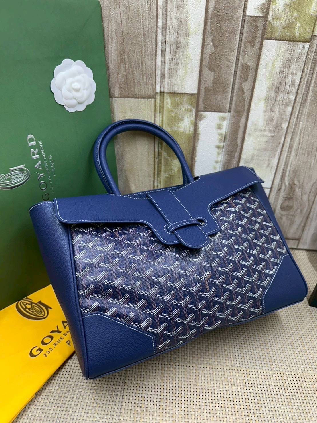 5 สี ORI หนังแท้ | Goyard Saigon Tote Bag กระเป๋าสะพายทรงโท้ท พร้อมหูจับใช้งานง่าย ภายในโล่งกว้าง หรูหราลงตัว