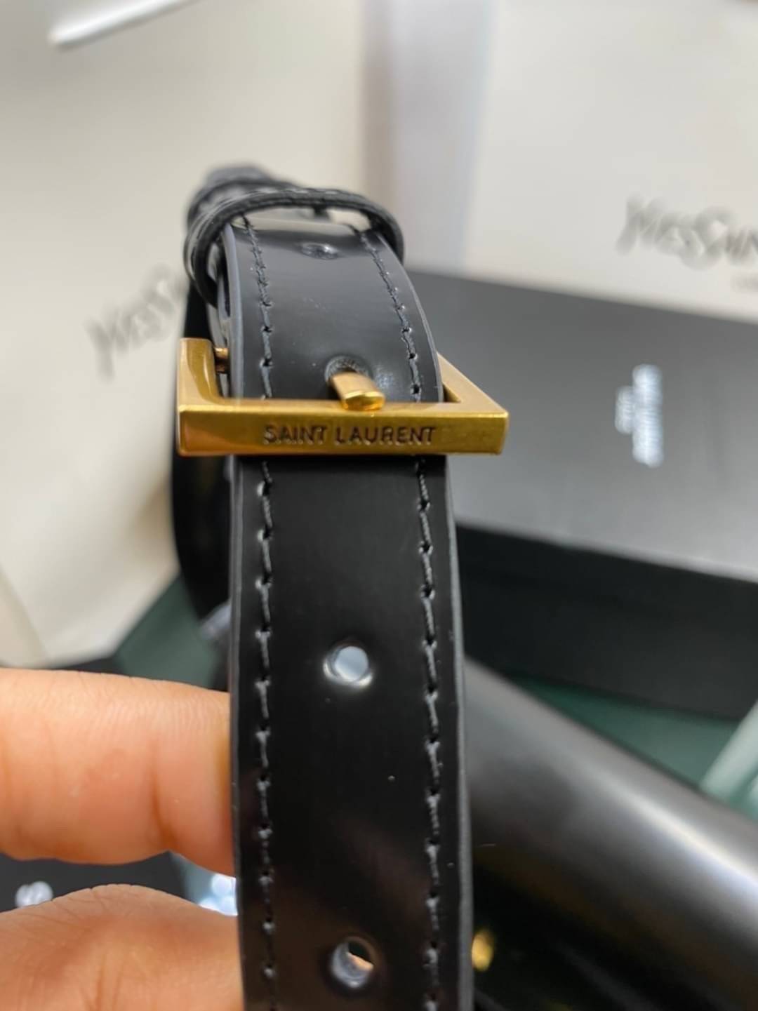 VIP GIFT 】หนังแท้ YSL SAINT LAURENT Saint Laurent small Solferino satchel crossbody bag