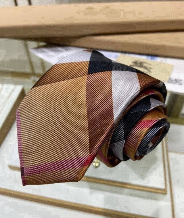 TOP ORI | BURBERRY NECKTIE THE BEST QUALITY Check Silk Tie เกรดเทียบแท้เทพดีสุด เนคไทแบรนด์เนมเบอร์เบอรี่ ผ้าไหมอิตาลี่ทอละเอียด
