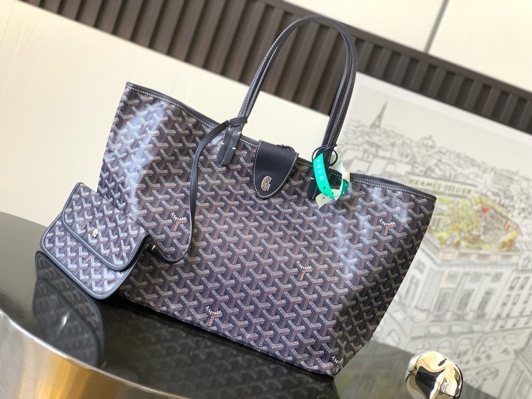 GOYARD PM TOTE BAG กระเป๋าทรงโท้ทใบใหญ่ หนังแท้สวยเป๊ะ เกรดท็อปออริ สลับแท้ 1:1 เกรดดีสุด ใช้ต่างประเทศได้ ผ่านทุก ตม.