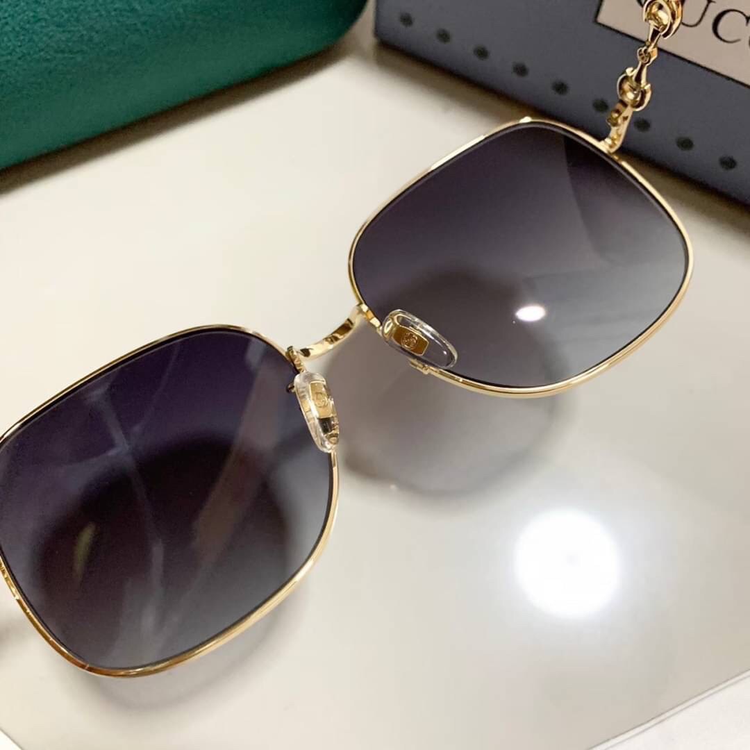 GUCCI SUNGLASSES แว่นตากันแดดชาแนล เกรดออริจินอล 1:1 งานสวยสุด คุณภาพดี Hi-quality กันแดดเต็มประสิทธิภาพ UV protection ภาพถ่ายจากสินค้าจริง