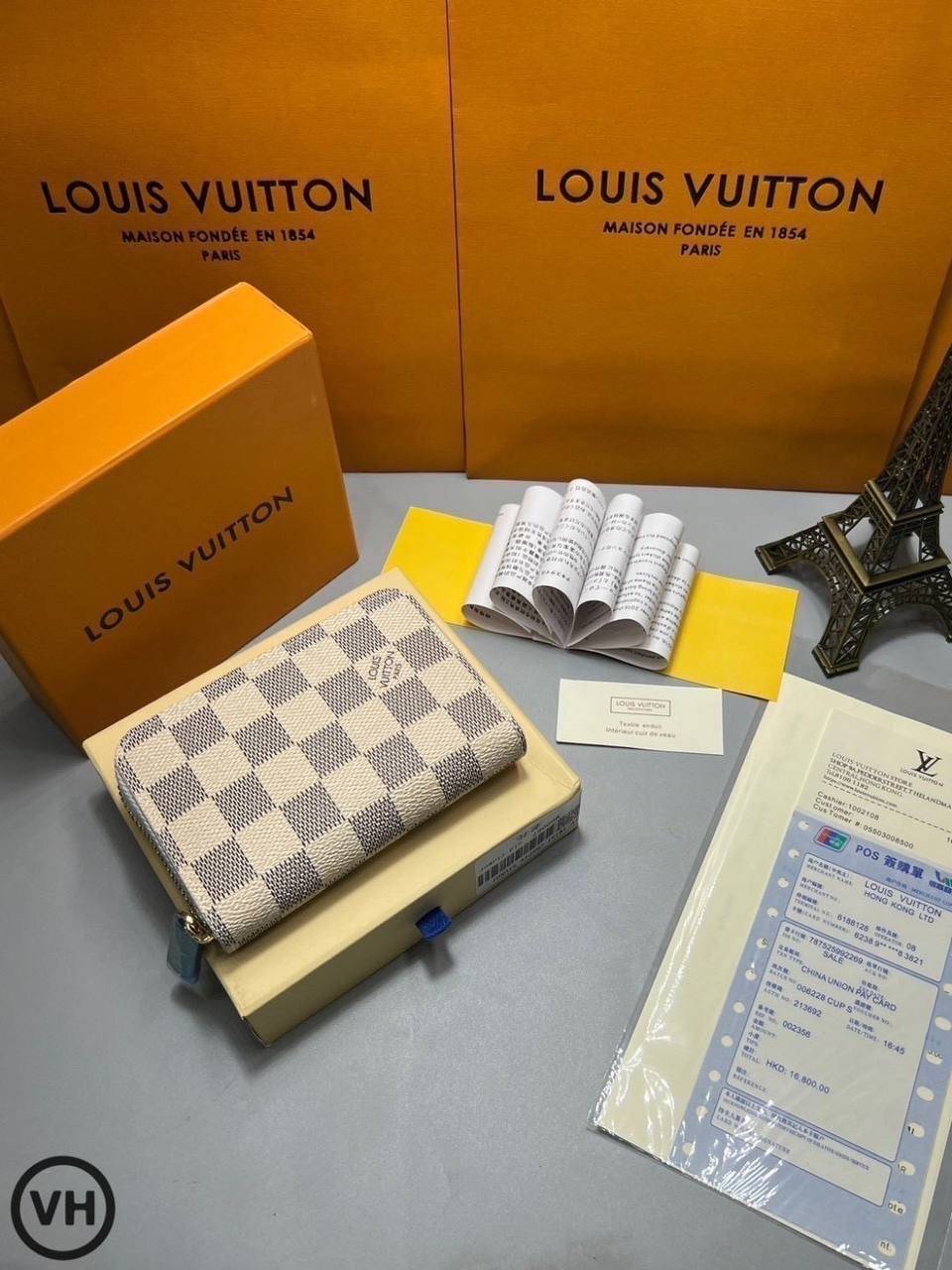 ORI หนังแท้ | LV Zippy Coin Purse / LV Short Wallet กระเป๋าสตางค์ใบสั้นกระเป๋าสตางค์ซิปรอบ 🤍 เกรดออริจินอล