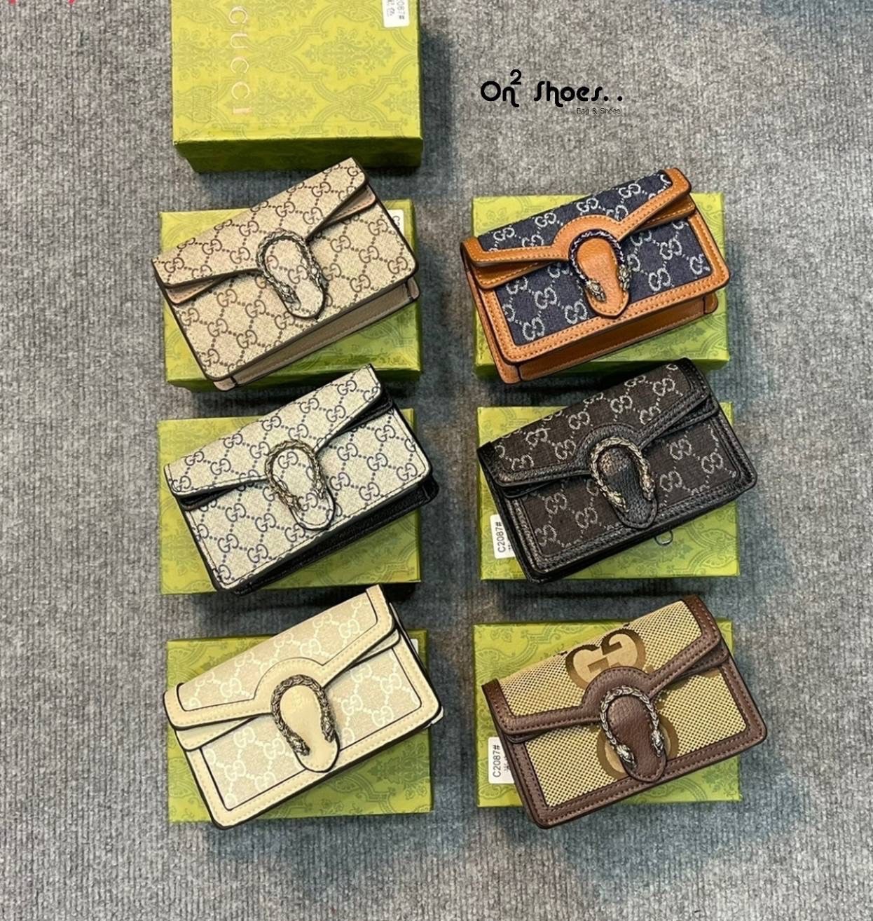 GUCCI Dionysus leather super mini bag / GG Dionysus Wallet พร้อมส่งที่ไทย งานสวยเลยค่า ขนาดกำลังน่ารัก อะไหล่สั่งผลิตเฉพาะรุ่น สะพายขึ้นไหล่คือสวยหรูเลยค่า