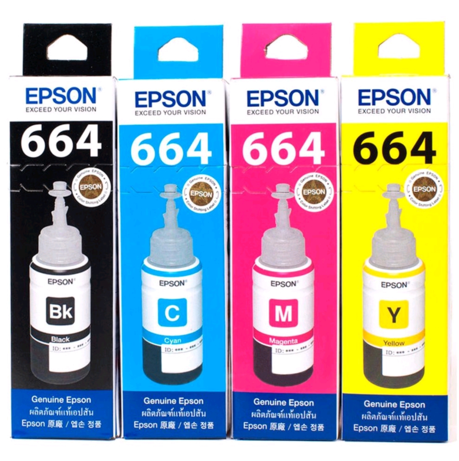 หมึกเติม EPSON T664 70ml. ขนาดบรรจุ 70ml