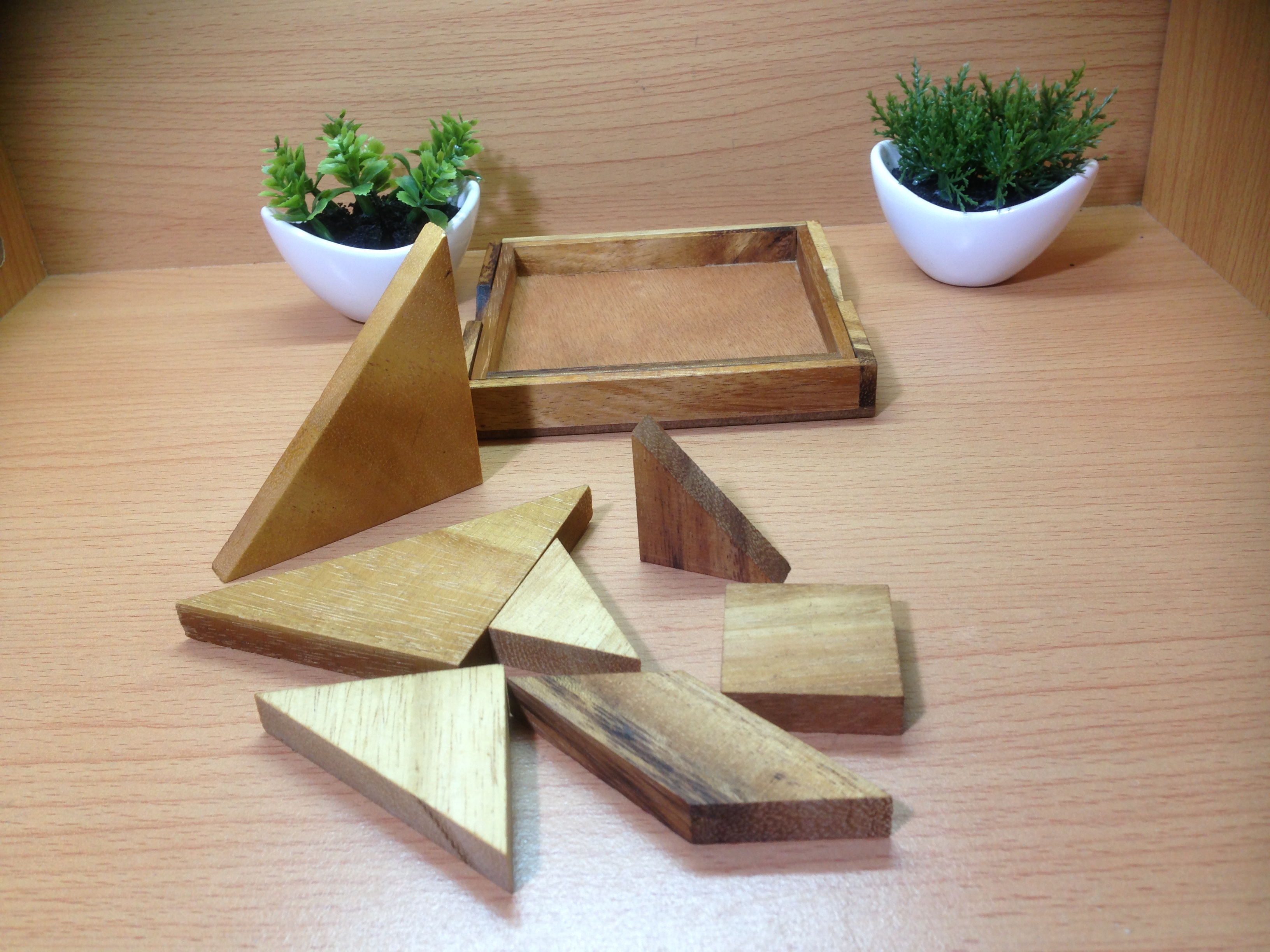 แทนแกรมไม้เกมต่อรูปทรง