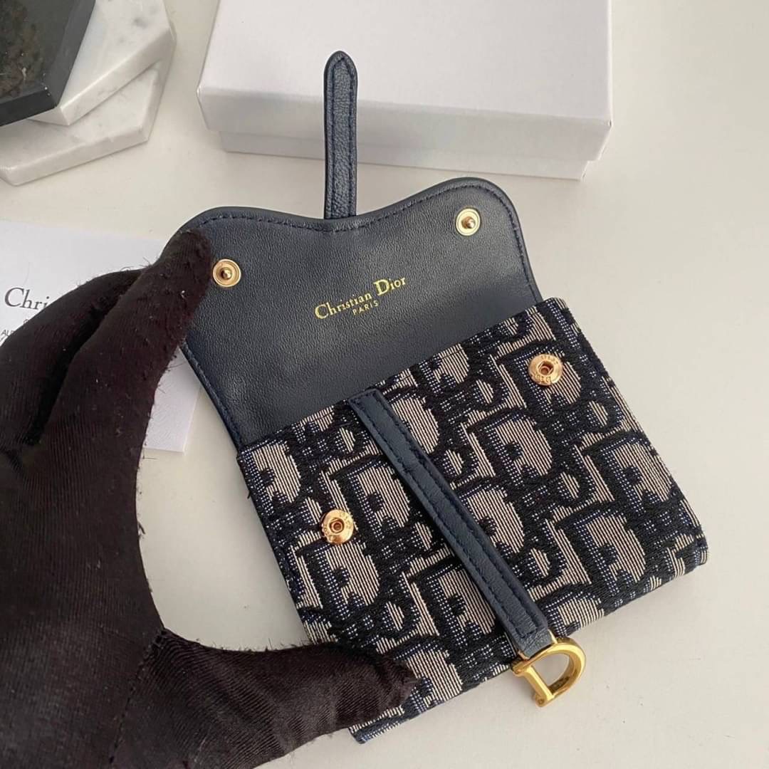 พร้อมส่ง 3 แบบ Dior wallet monogram MEN / DIOR Trifold Wallet / DIOR Coin 7 Card Wallet กระเป๋าสตางค์ดิออร์ กระเป๋าใส่เหรียญใส่การ์ด เกรดออริ สลับแท้ 1:1 ใช้ต่างประเทศได้