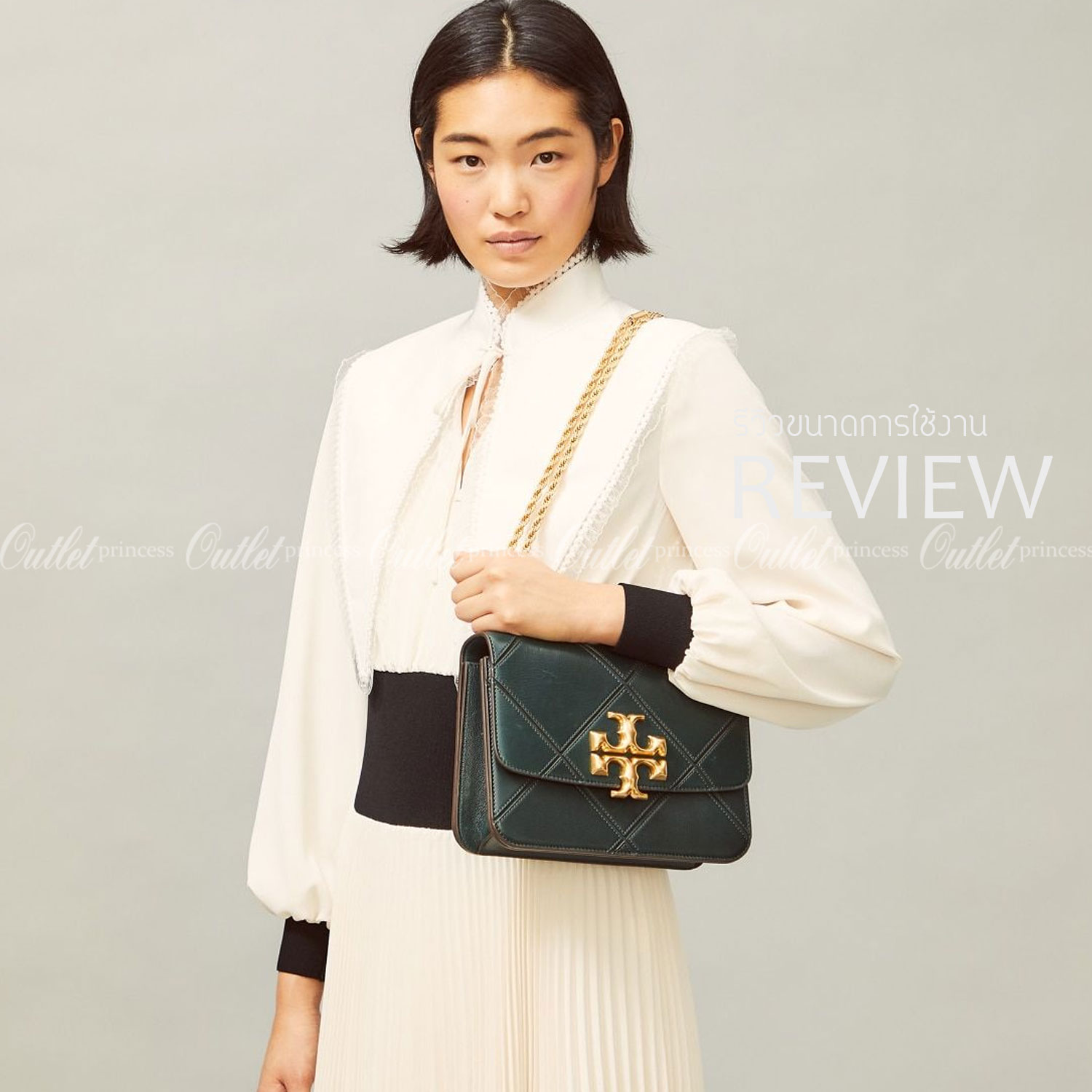 สวยจริงคุณภาพสูง ไม่จกตาค่ะ!! TORY BURCH ELEANOR QUILTED CONVERTIBLE SHOULDER BAG ((73590)) พร้อมส่งที่ไทย ใครรออยู่ห้ามพลาด จำนวนจำกัดค่ะ!! อีกรุ่นที่น่าครอบครองมากๆค่ะ😘 กระเป๋าสะพายข้างและทบสายเป็นคล้องไหล่ได้ หนังแท้ชั้นดีที่สุด ทำลายเหลี่ยมตัด