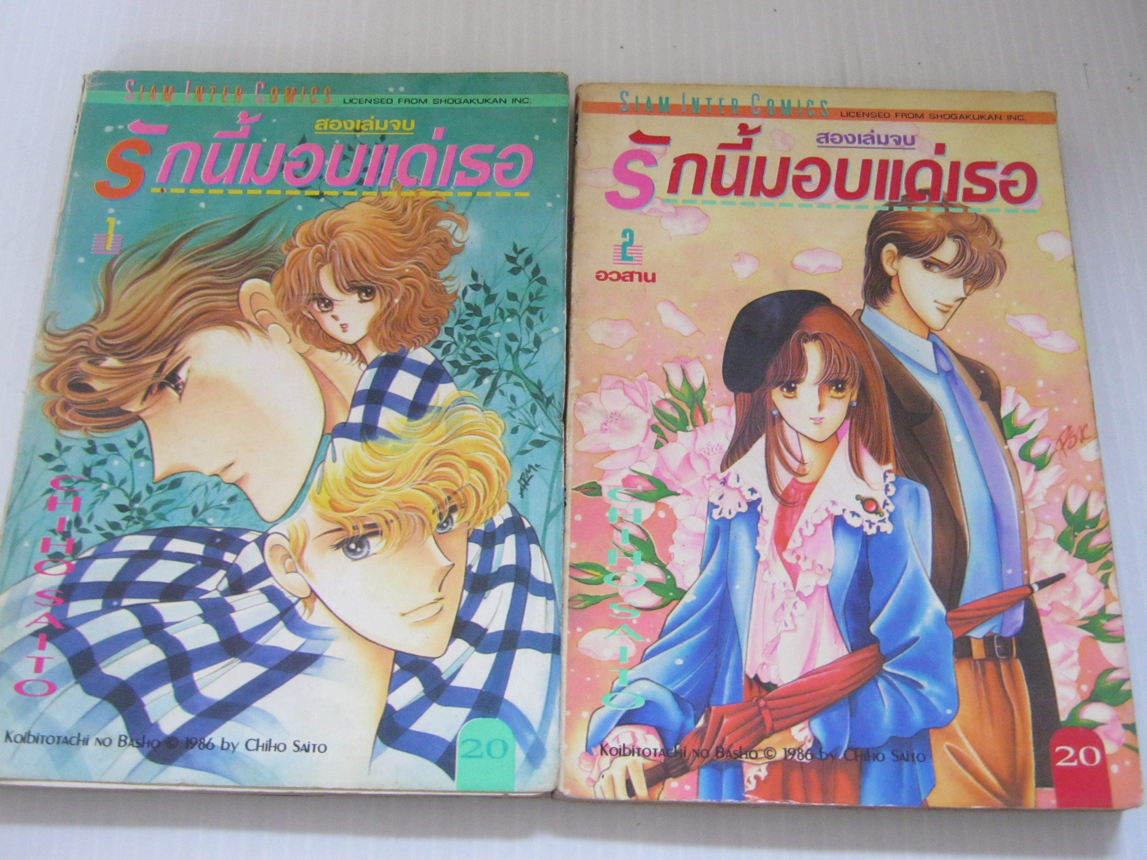 รักนี้มอบแด่เธอ ครบชุด 2 เล่มจบ ไซโต้ จิโอะ เขียน***สินค้าหมด***