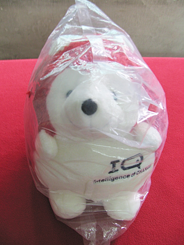 สินค้าหมดค่ะ ตุ๊กตาเม่นสีขาว-แดง IQค่ะ