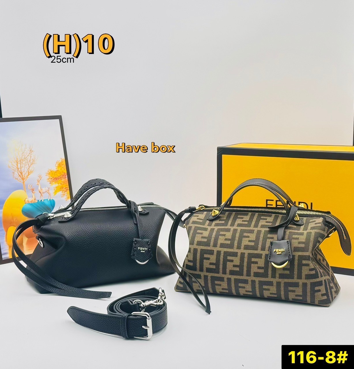 FENDI Medium By The Way Selleria Shoulder Bag กระเป๋าสะพายรุ่นใหม่ล่าสุด รูปทรงใช้งานง่าย โมเดิร์นและหรูหราขึ้น สไตล์ไม่ซ้ำภายในโล่งกว้าง ใส่ของสำคัญได้สบายๆ