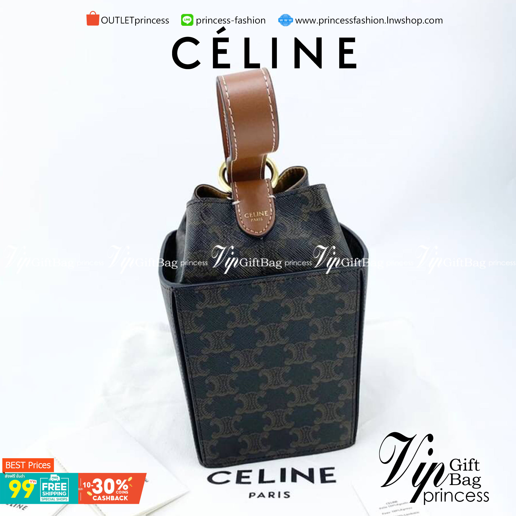 VIP 】หนังแท้ CELINE BOX CLASSIC HANDBAG หนังสวยอยู่ทรง สวยหรูที่สุด รูปทรงทันสมัยคลาสสิกมินิมอลมากค่ะ พร้อมส่งที่ไทยราคาสุดคุ้มห้ามพลาดค่ะ!