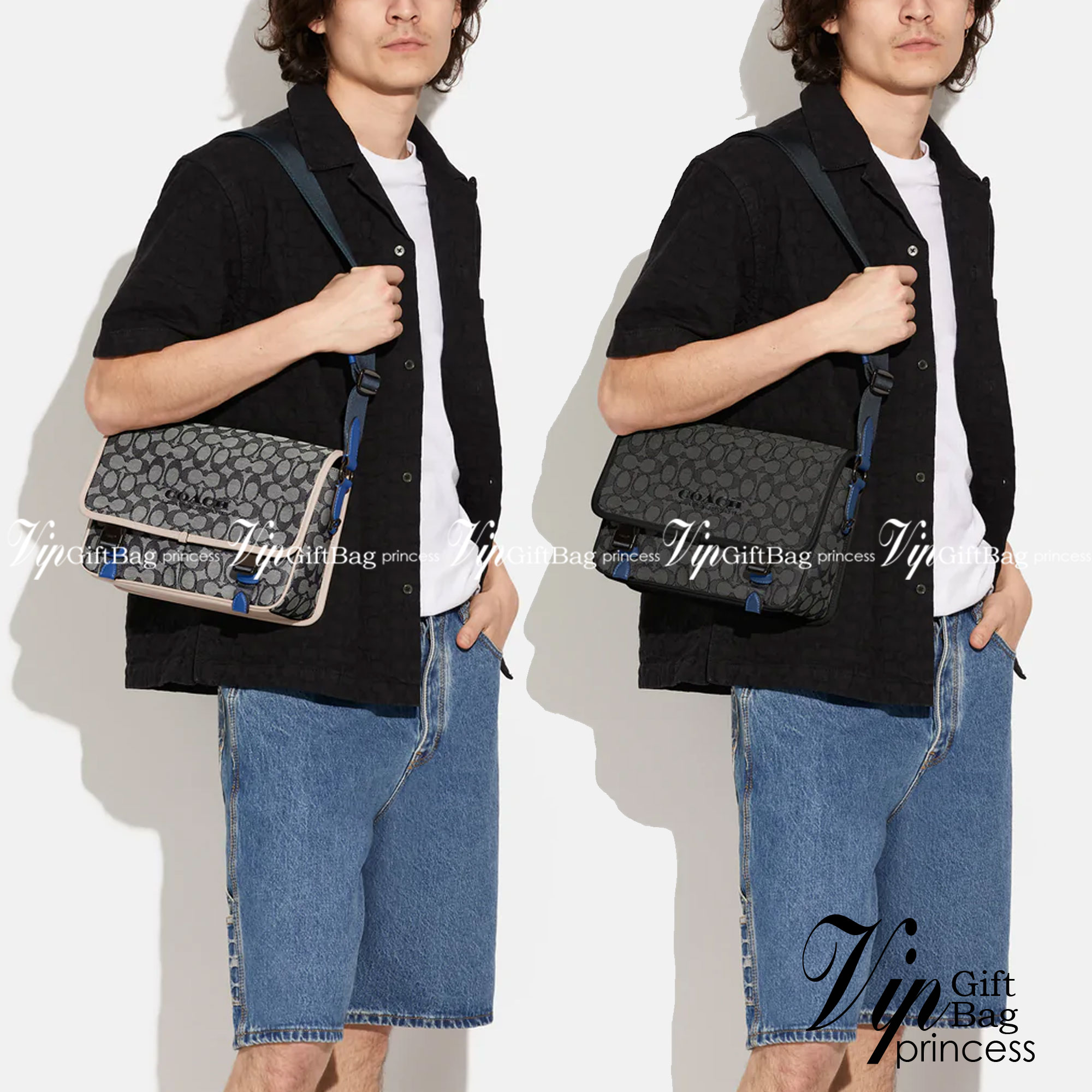 Coach C9158 League Messenger Bag Crossbody Sling Bag ใหม่ล่าสุด คอลที่หนุ่มๆก็ต้องใจละลายไม่แพ้สาวๆ กับกระเป๋าสะพายทรงแมสเซนเจอร์ ดีไซน์ทรงคลาสสิคใช้งานง่าย ดีเทลน้อยแต่มาก!! ดูดีดูแพงเกินเบอร์ไปเลย ภายในเป็นช่องโล่ง มีช่องแยก แบ่งสัดส่วนได้ดีมากๆ มาพร้อม