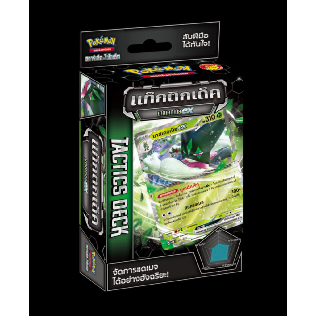 โปเกมอนเทรดดิ้งการ์ดเกม สการ์เล็ต&ไวโอเล็ต "แท็กติกเด็ค" 1 กล่อง พร้อมเล่น