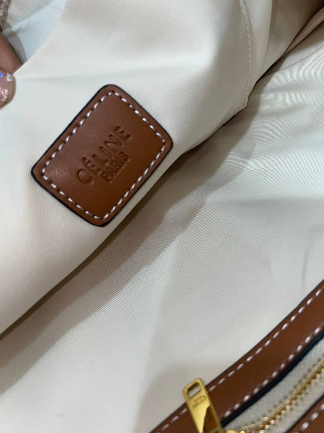 CELINE Logo Tote Bag with key 16”