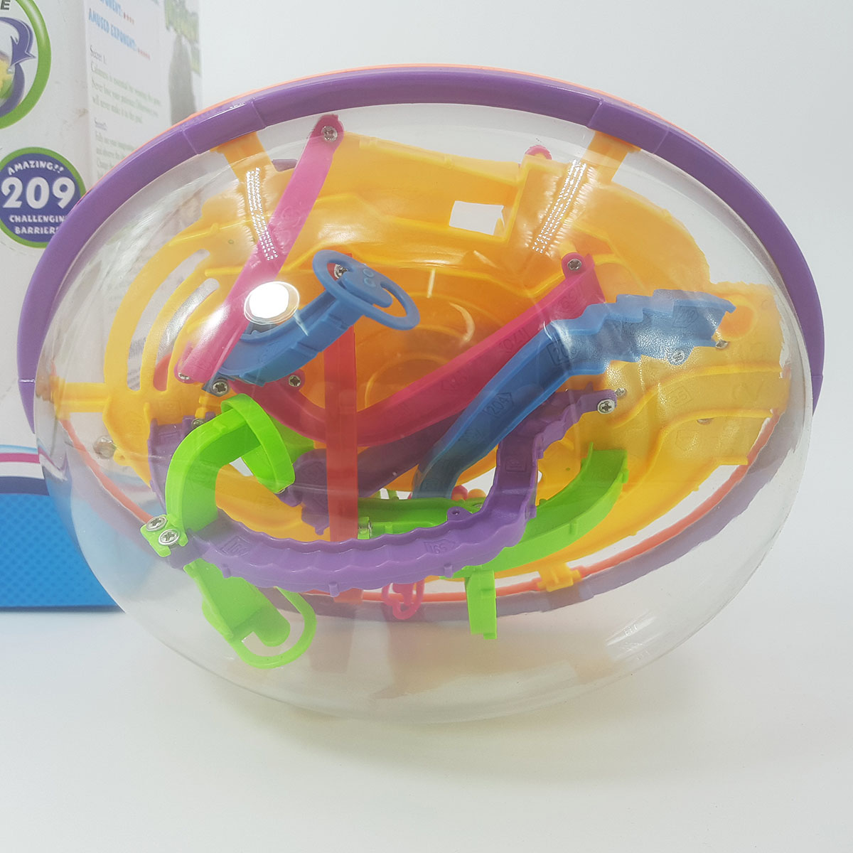 ลูกบอลเขาวงกตฝึกสมาธิ209ด่าน บอลเหล็กฝึกสมาธิ เกมเลี้ยงบอลตามราง