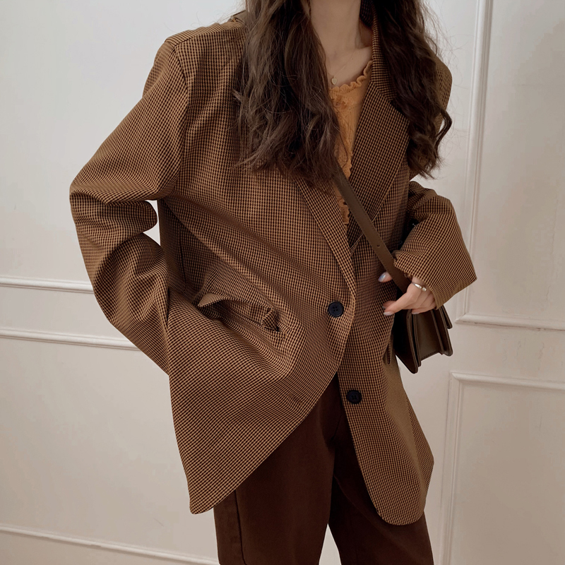พร้อมส่ง 🎈 Red chocolate blazer เบลเซอร์สีน้ำตาล