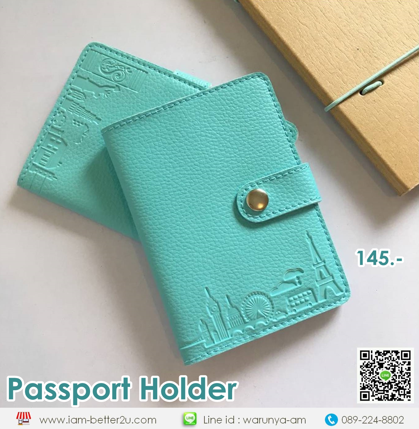 ของขวัญ ของที่ระลึก กระเป๋าใส่พาสปอร์ต ปกหนัง คุณภาพ กันน้ำ พกสะดวก