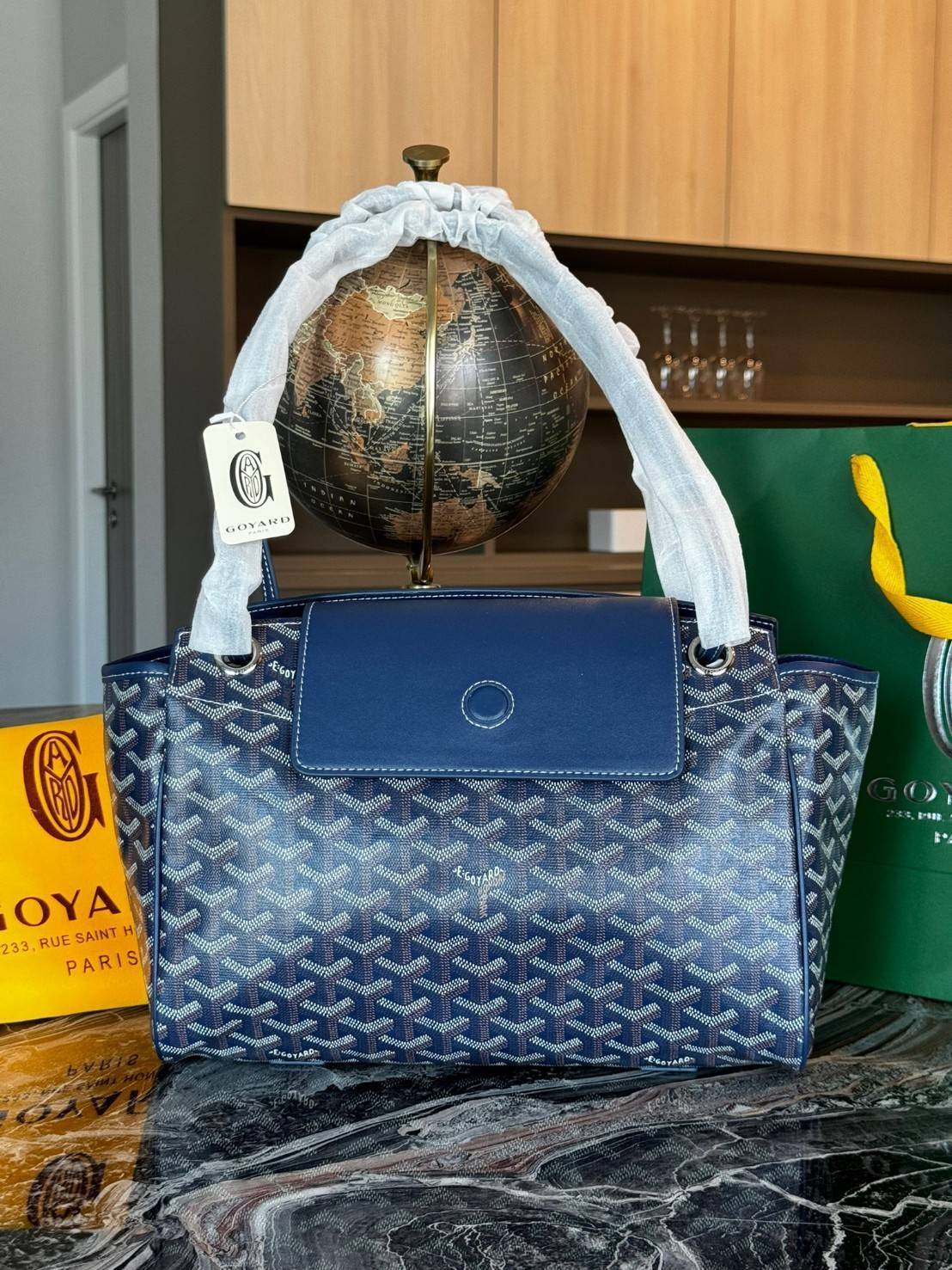 พร้อมส่ง 8 สี GOYARD Rouette Souple Bag 30cm กระเป๋าสะพายแบรนด์หรูสัญชาติฝรั่งเศส 🧡 เกรดออริจินอล 1:1 สลับแท้ ใช้งานต่างประเทศได้