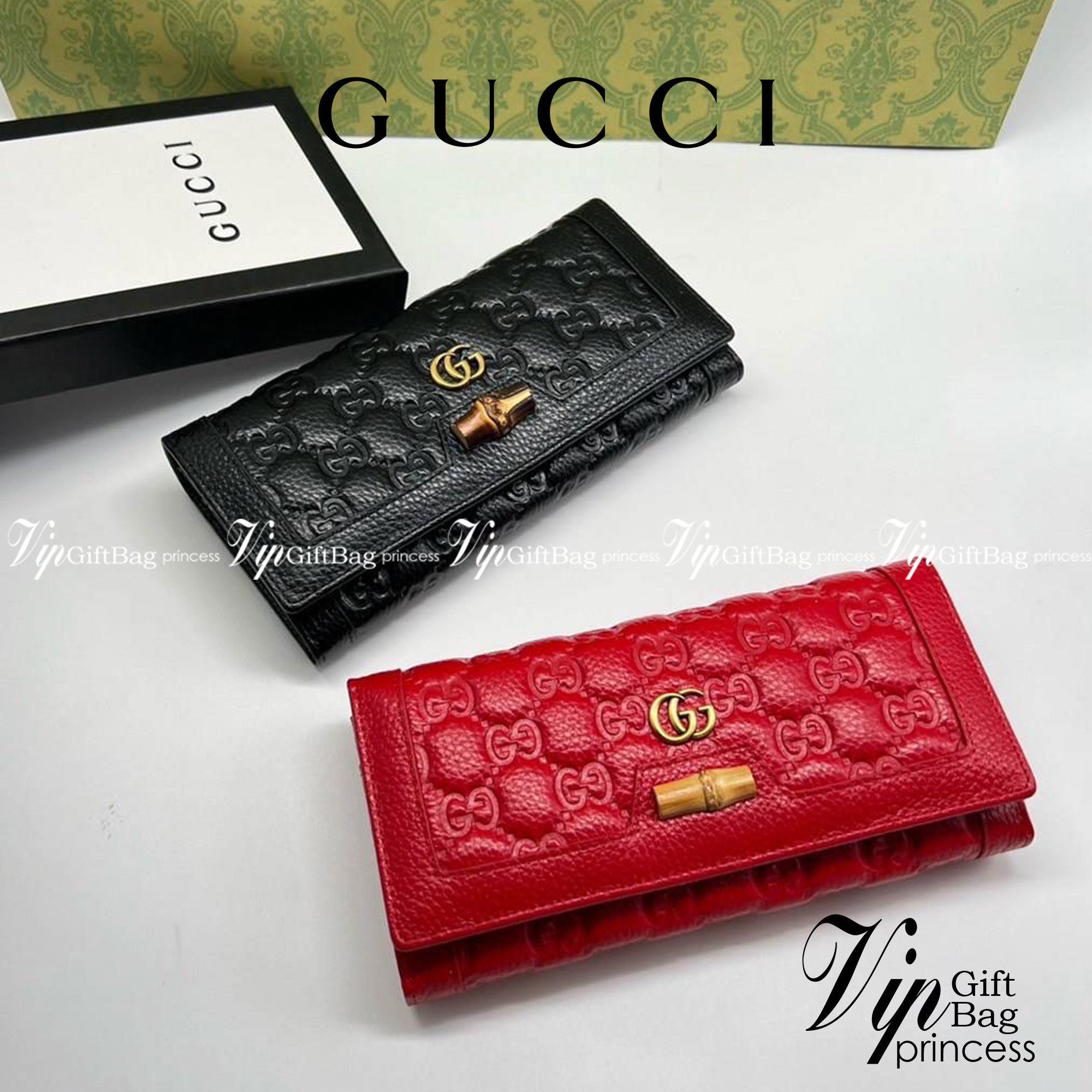 GUCCI LONG WALLET / GUCCI WALLET กระเป๋าสตางค์ใบยาว งานหนังแท้ ผสมผสานความสง่างามและคลาสสิกที่เข้ากับยุคสมัย ด้านหน้าโดดเด่นด้วยซิกเนเจอร์แบรนด์ เป็นอีกหนึ่งรุ่นที่ดาราเชเลปใช้กันเยอะมาก พร้อมส่งที่ไทย ภาพสินค้าถ่ายจากงานขายจริง ใช้งานต่างประเทศได้ค่ะ