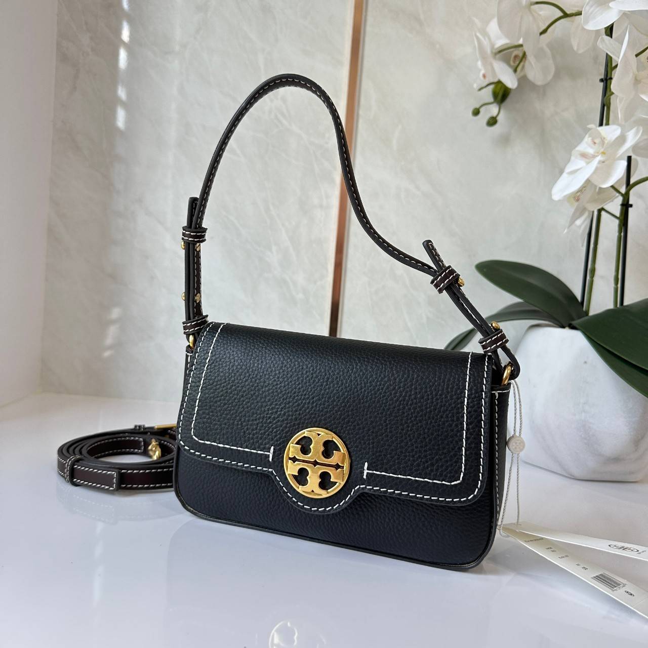 MINI พร้อมส่ง 2 สี TORY BURCH FELIX MINI CROSSBODY BAG กระเป๋าสะพาย เกรดท็อปออริ เกรดดีสุด สลับแท้ 1:1