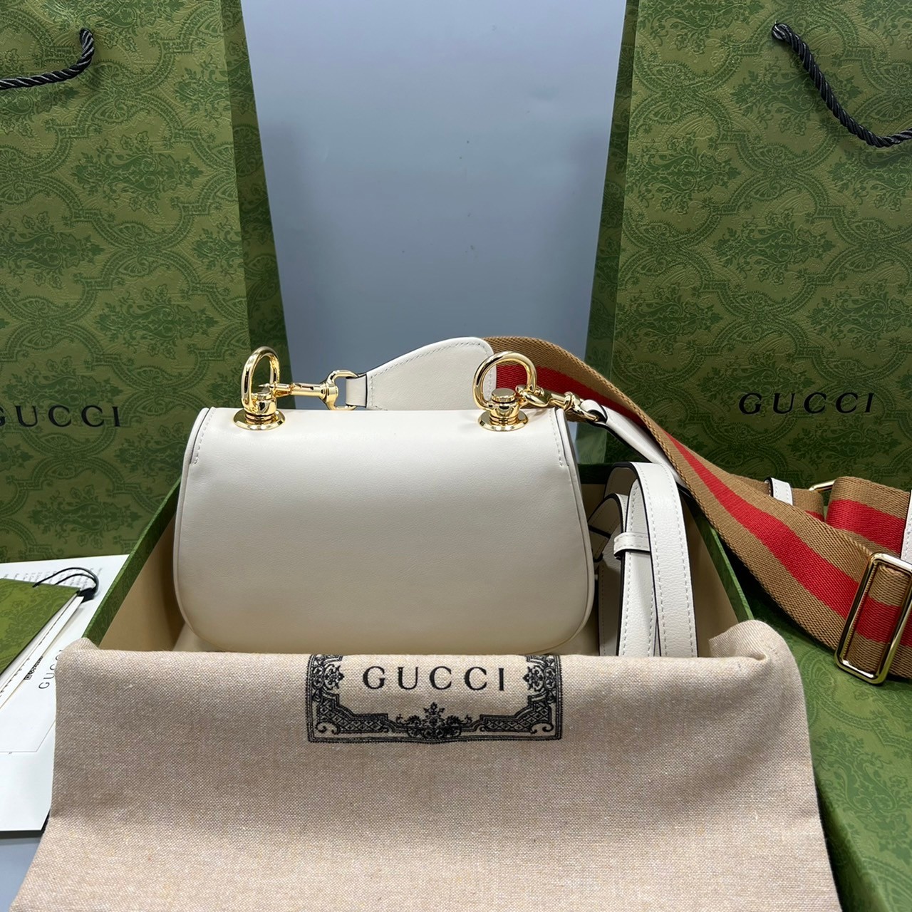 GUCCI Blondie mini bag เกรดเทพออริจินล หนังแท้ ภาพถ่ายจากงานขายจริง ใช้งานต่างประเทศได้ ผ่านทุก ตม