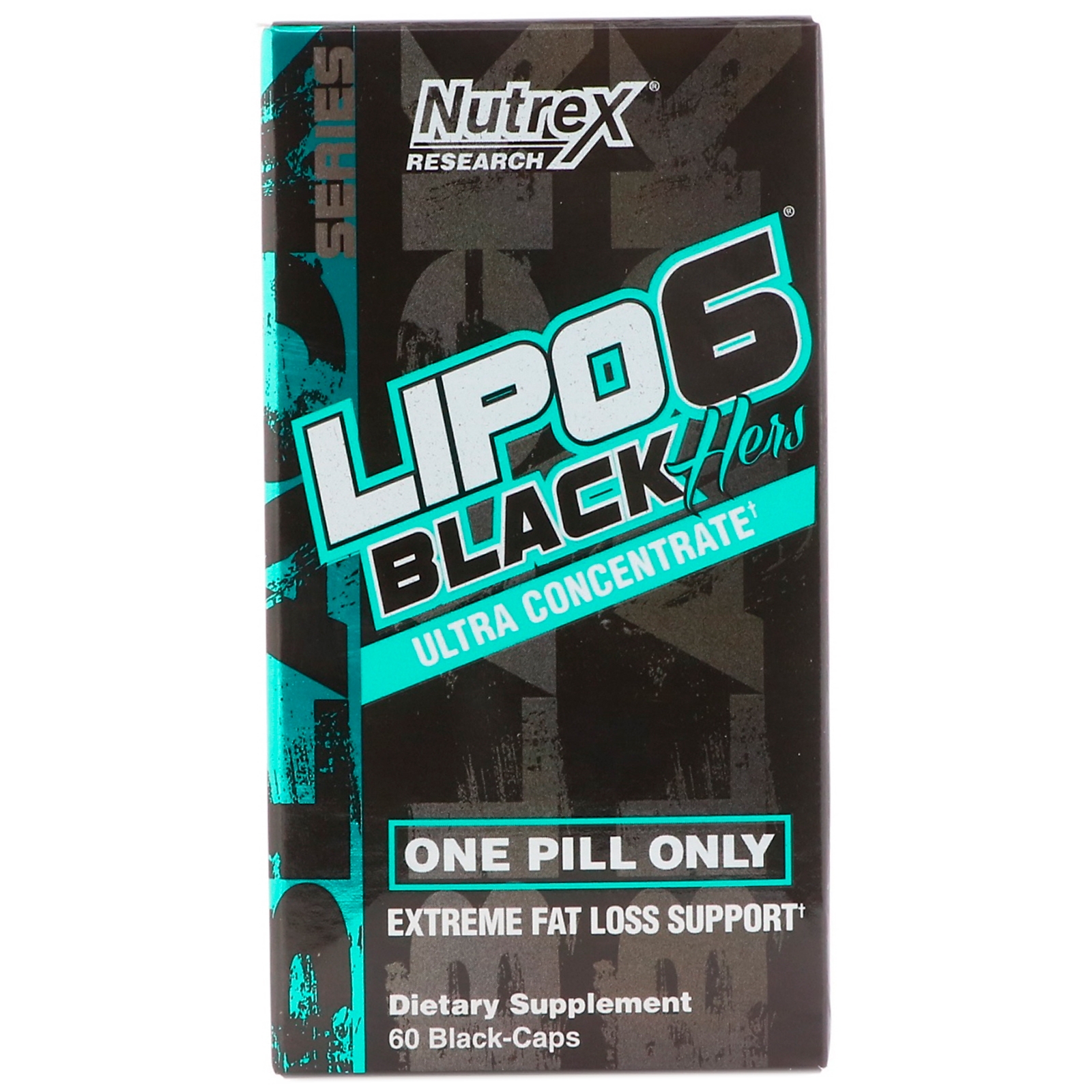 ส่งฟรีลงทะเบียนมีพร้อมส่งค่ะ Nutrex Research Lipo-6 Black Hers Ultra Concentrate 60 Black-Caps