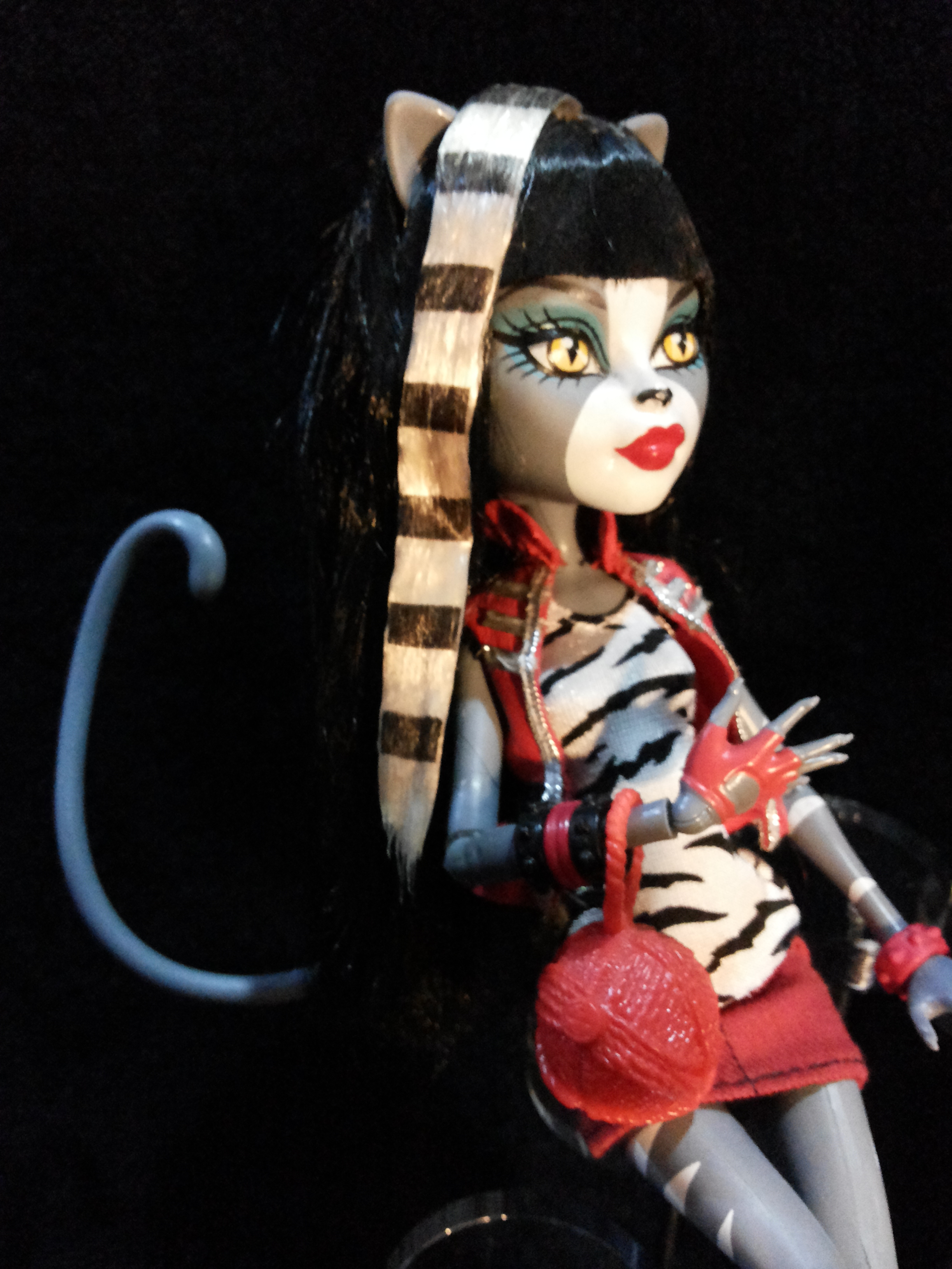 Monster High 1st Wave_Meowlody and Pursephone ตุ๊กตามอนสเตอร์ไฮแท้มือสองสภาพดีมาก