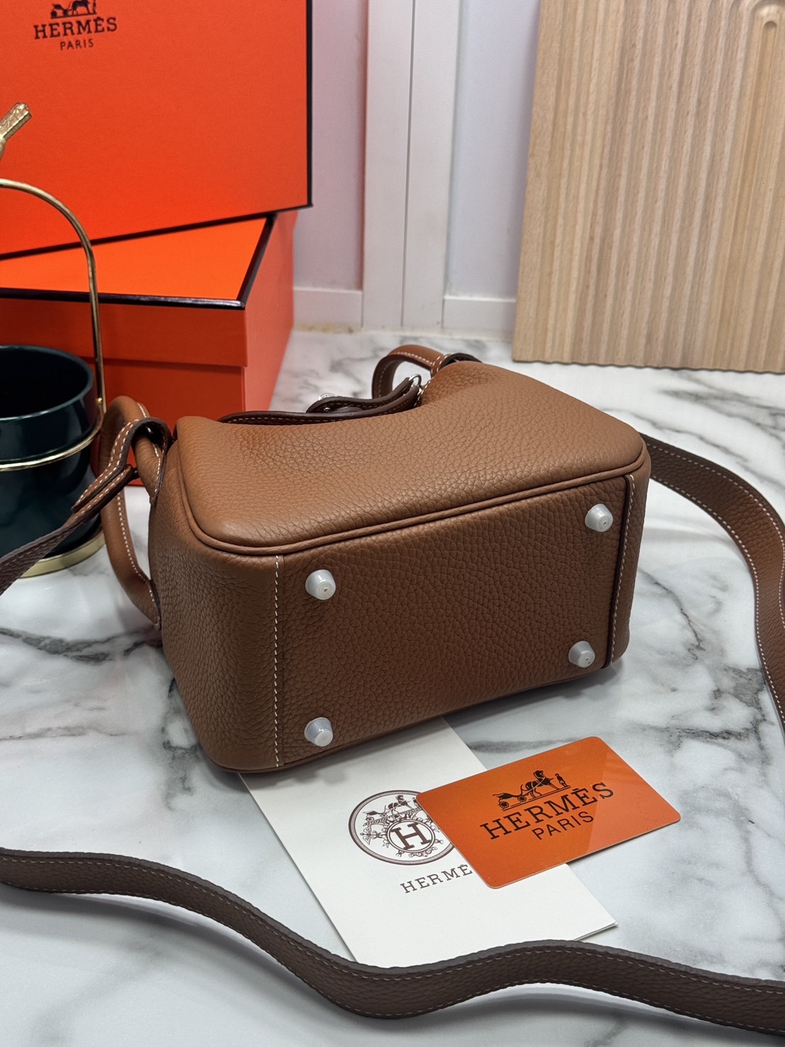 ORI หนังแท้ | HERMES lindy 19cm กระเป๋าสะพาย นิยามความหรูหราระดับมาสเตอร์พีช 🤍 สินค้าเกรดออริจินอล หนังแท้
