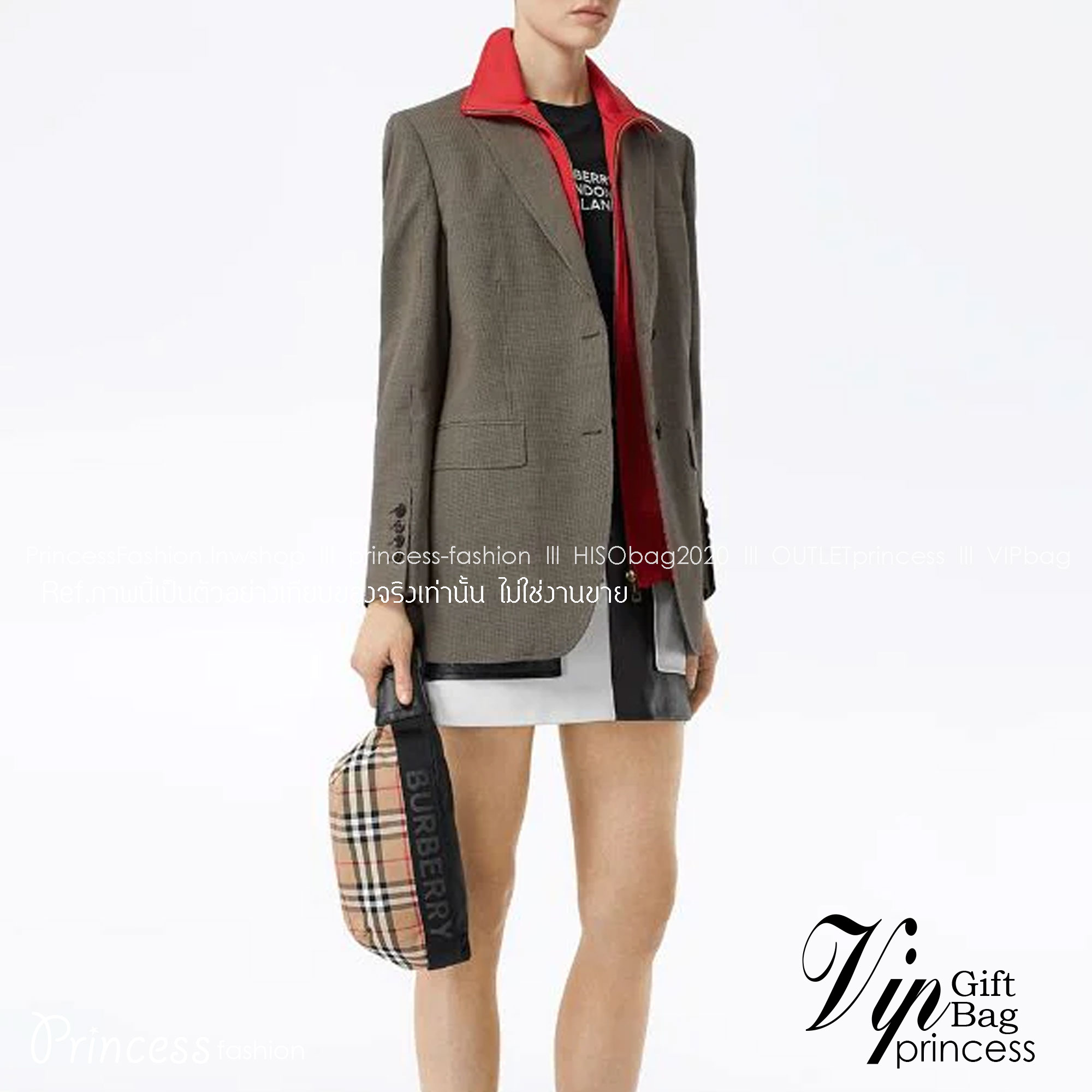 Burberry Vintage Check Sonny Belt Bag / BURBERRY FRAGRANCES BELT BAG กระเป๋าคาดเอว คาดอกแบบ UNISEX ใช้ได้ทุกเพศ ลายวินเทจตามแบบฉบับของแบรนด์