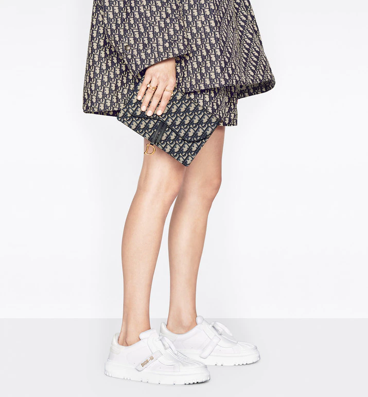 Dior Saddle Pouch Blue Oblique Jacquard / Dior oblique Saddle pouch เกรดใช้งานสลับของจริง ออริจินอล ภาพสินค้าถ่ายจากงานขายจริง ใช้งานต่างประเทศได้