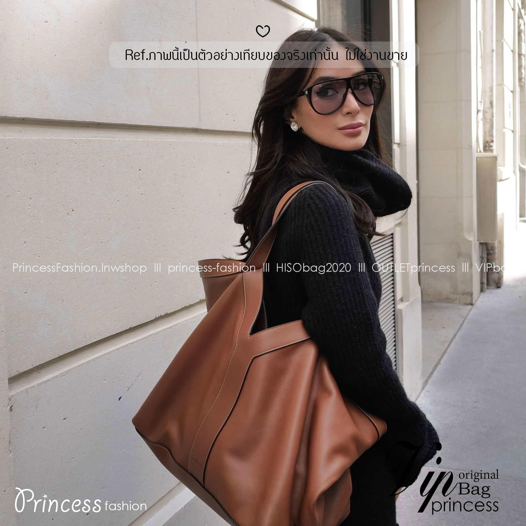 YSL Y TOTE IN LEATHER BAG กระเป๋าสะพายทรงโท้ทใบใหญ่ รุ่นใหม่ล่าสุด งานหนังแท้สวยเต็มใบ ดีไซส์เรียบหรูดูแพงอย่างแท้จริง ภายในโล่งกว้างมาก จุของได้เยอะสุด เอาใจสายแบกแต่ยังคงความหรูไว้ในตัวอย่างแน่นอน