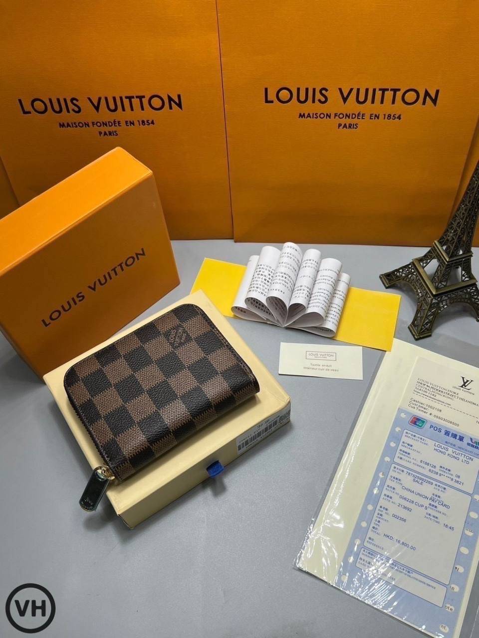 ORI หนังแท้ | LV Zippy Coin Purse / LV Short Wallet กระเป๋าสตางค์ใบสั้นกระเป๋าสตางค์ซิปรอบ 🤍 เกรดออริจินอล