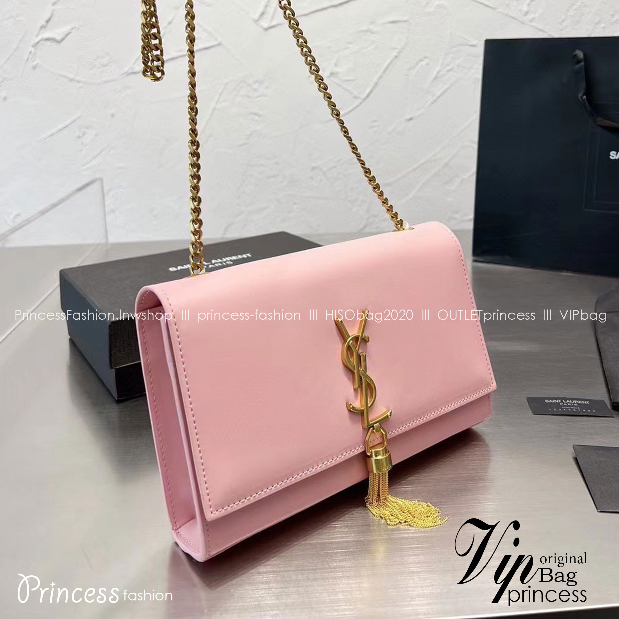YSL Kate Tassel Shoulder Bag / YSL BAG พร้อมส่ง 6 สี กระเป๋าสะพายแบรนด์หรู รุ่นฮิตลอดกาล งานสวยดูดีมีระดับ ปั้มทุกจุด งานหนังเรียบสวยมากๆ