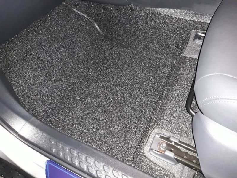 พรมไวนิลดักฝุ่นรีดขอบTOYOTA CH-R สีดำ เต็มคัน เข้ารูป100%