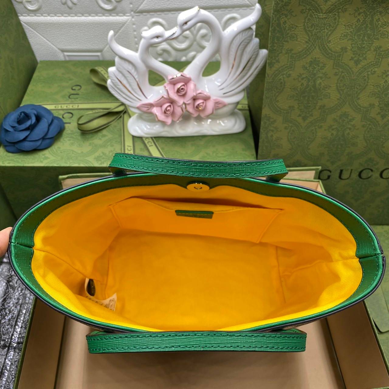 VIP 】Animal-Friendly Gucci Kid Tote Bag งานหนังแท้ทรงตั้งสวย ขนาดกะทัดรัด จุของได้เยอะ ใช้ได้ทั้งเด็กและผู้ใหญ่ น่ารักมากค่ะ **รุ่นขายดีตลอดกาล**