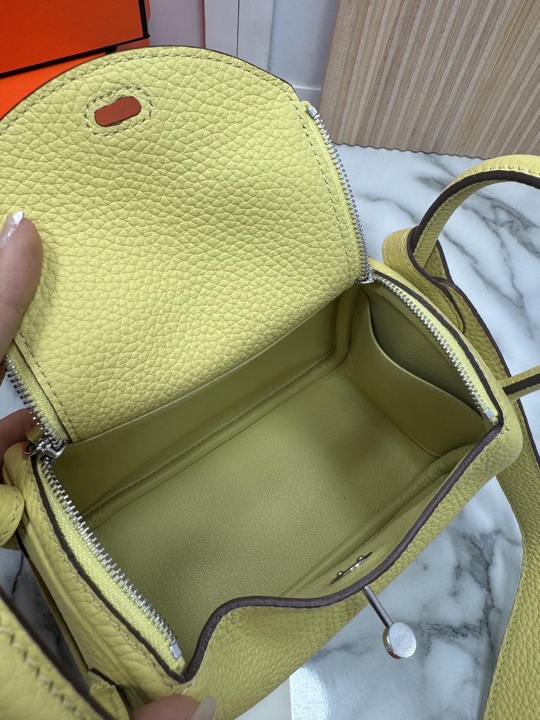 ORI หนังแท้ | HERMES lindy 19cm กระเป๋าสะพาย นิยามความหรูหราระดับมาสเตอร์พีช 🤍 สินค้าเกรดออริจินอล หนังแท้