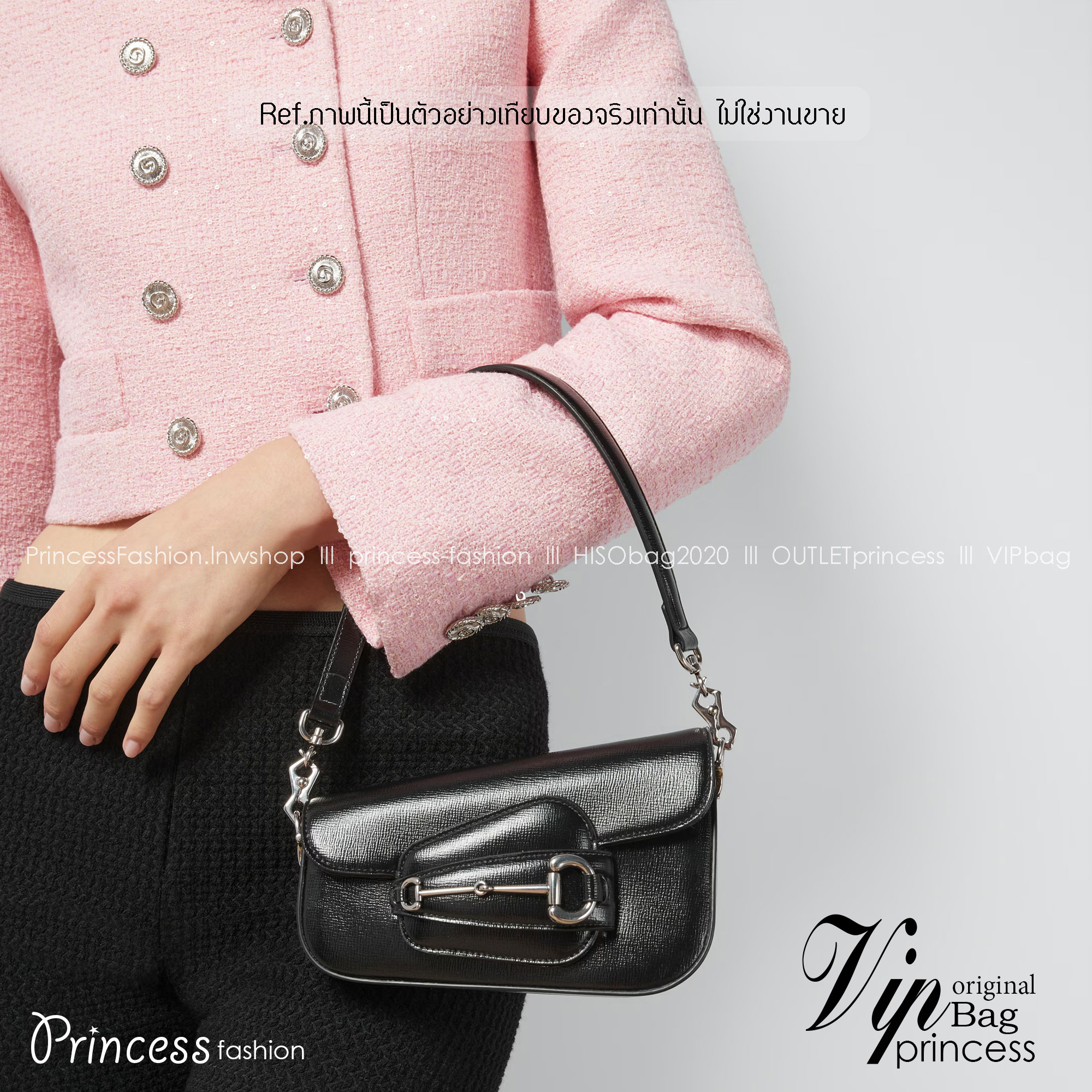 7.5" GUCCI HORSEBIT 1955 MINI SHOULDER BAG by an asymmetrical shape กระเป๋าสะพายไหล่ดีไซส์รูปทรงร่วมสมัย