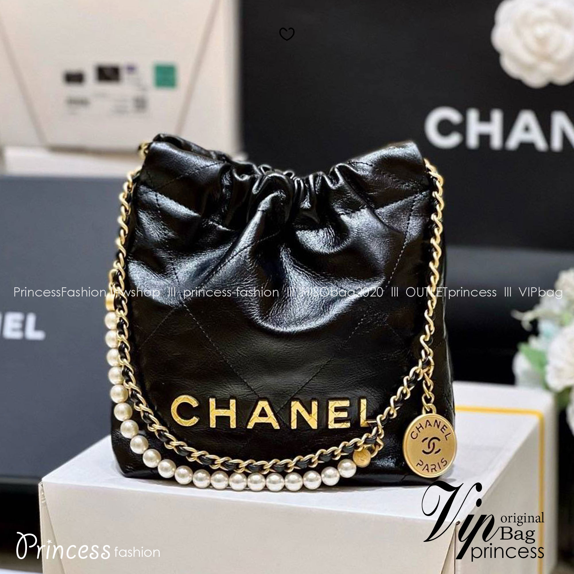 สลับแท้ CHANEL 22 MINI Handbag (Ori)VIP เทพ กระเป๋าสะพายหนังอิตาลีนำเข้างานเทียบแท้ เกรดดีสุด ผ่านทุก ตม. 🤍 งานสั่งตัด ท็อปวีไอพี สลับแท้ 1:1 ภาพถ่ายจากงานขายจริง ใช้งานต่างประเทศได้