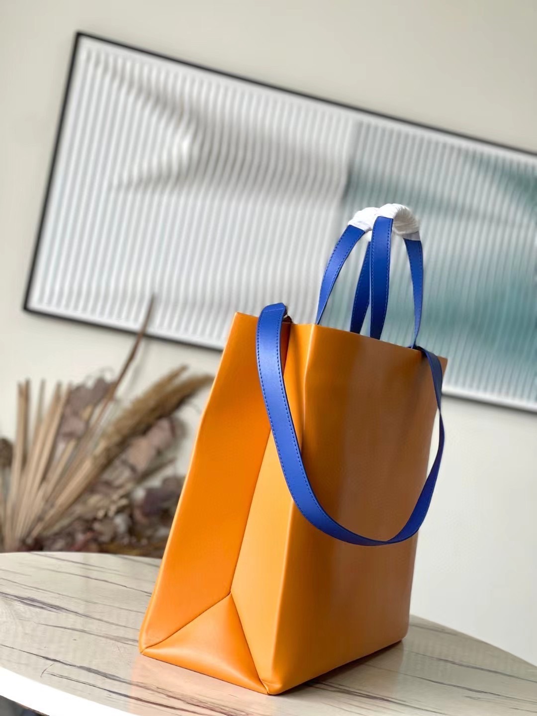 LV Shopper Tote MM 40cm Runway กระเป๋าทรงโท้ทช็อปเปอร์สวยอยู่ทรง เรียบหรู เกรดออริ ท็อป สลับแท้ 1:1 เกรดดีสุด หนังสวยเต็มใบ ใช้งานต่างประเทศได้