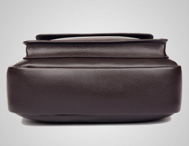 กระเป๋าสะพายข้าง ผู้ชาย กระเป๋าหนังแท้ polo แบบมีที่ปิดด้านหน้า กระเป๋าสะพาย polo รุ่นใหม่ แบบ สวยเท่ 945173