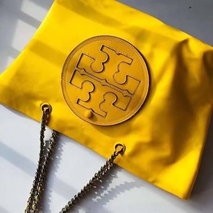 TORY BURCH Ella Chain Tote 32cm / TORY TOTE NYLON BAG พร้อมส่ง 4 สี กระเป๋าสะพายทรงโท้ท จุของได้เต็มที่ น้ำหนักเบา รูปทรงคลาสสิคชวนใช้