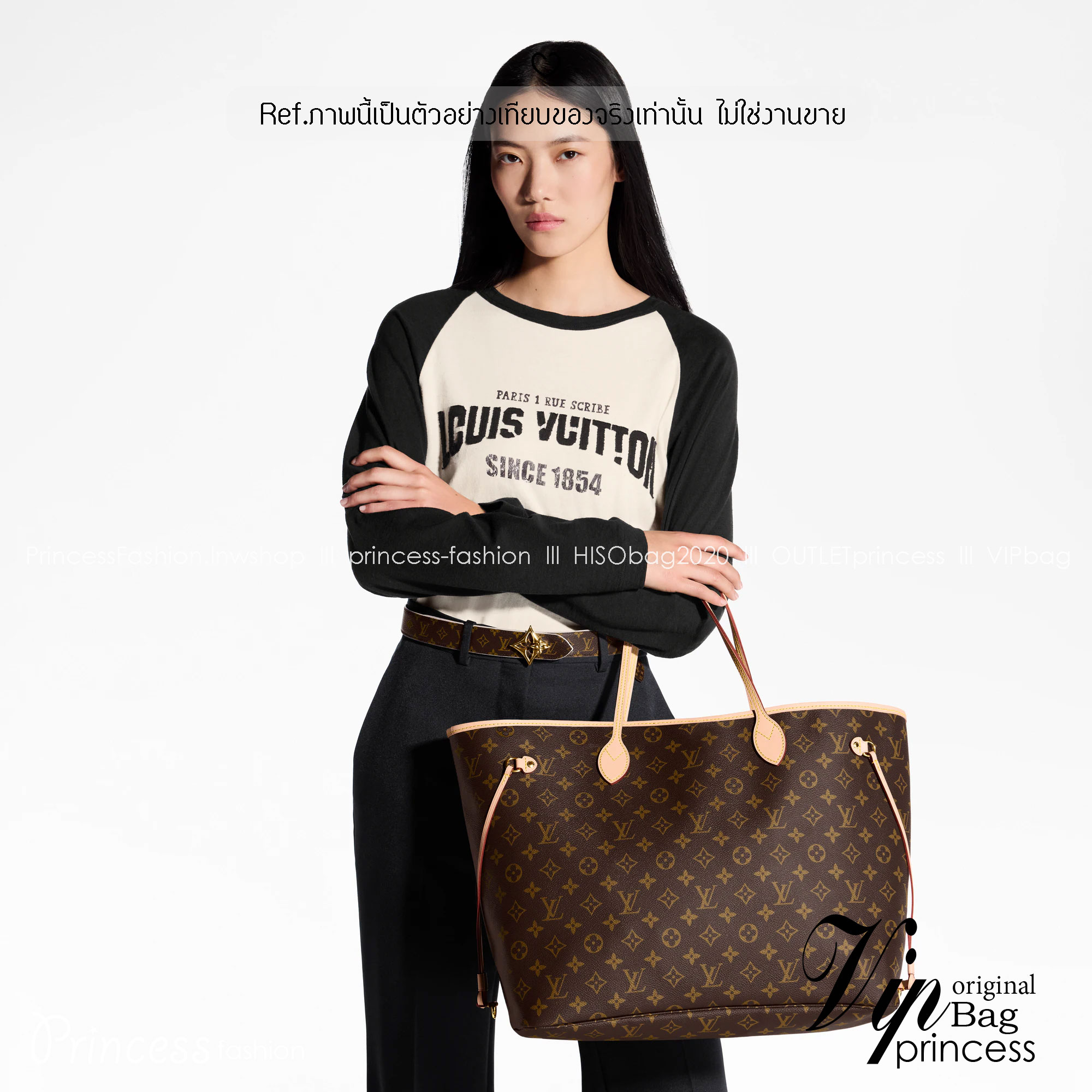 พร้อมส่ง 4 สี | LV Neverfull GM bag กระเป๋าสะพายทรโท้ทใบใหญ่ จุได้แบบไม่จำกัด ไซส์หายากไซส์ตามหา ใหญ่จริงแบบจุใจ มาพร้อมใบลูก สะพายไปเที่ยวต่างจังหวัดคือดีงามมากจ้า