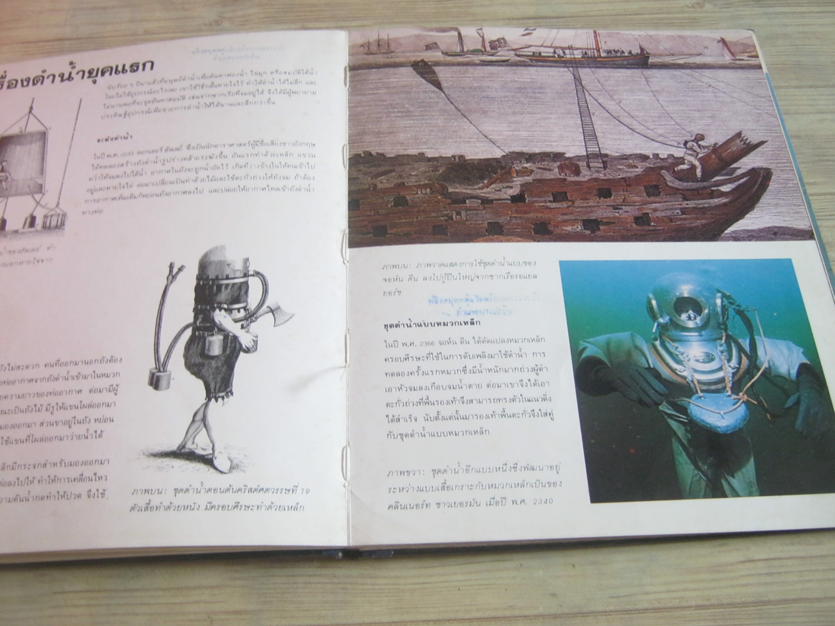 สารานุกรมเยาวชน เทคโนโลยีสมัยใหม่ โลกใต้ทะเล โทมัส ไรท์ เขียน ยรรยง ณ ตะกั่วทุ่ง แปล