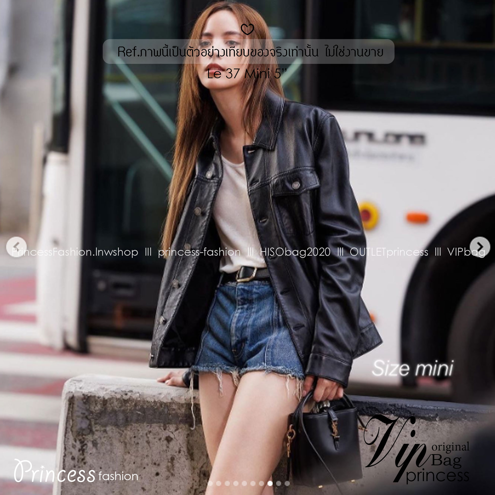 Mini 5" น้องเล็กน่ารักมาก YSL Le 37 in shiny leather Hobo Bag / YSL Bucket Bag / YSL Tote Bag กระเป๋าสะพายทรงโฮโบโท้ท งานหนังสวยเต็มใบ อะไหล่ทองสวยคลาสสิก ราคาแสนดีแนะนำของมันต้องมีจริงๆ