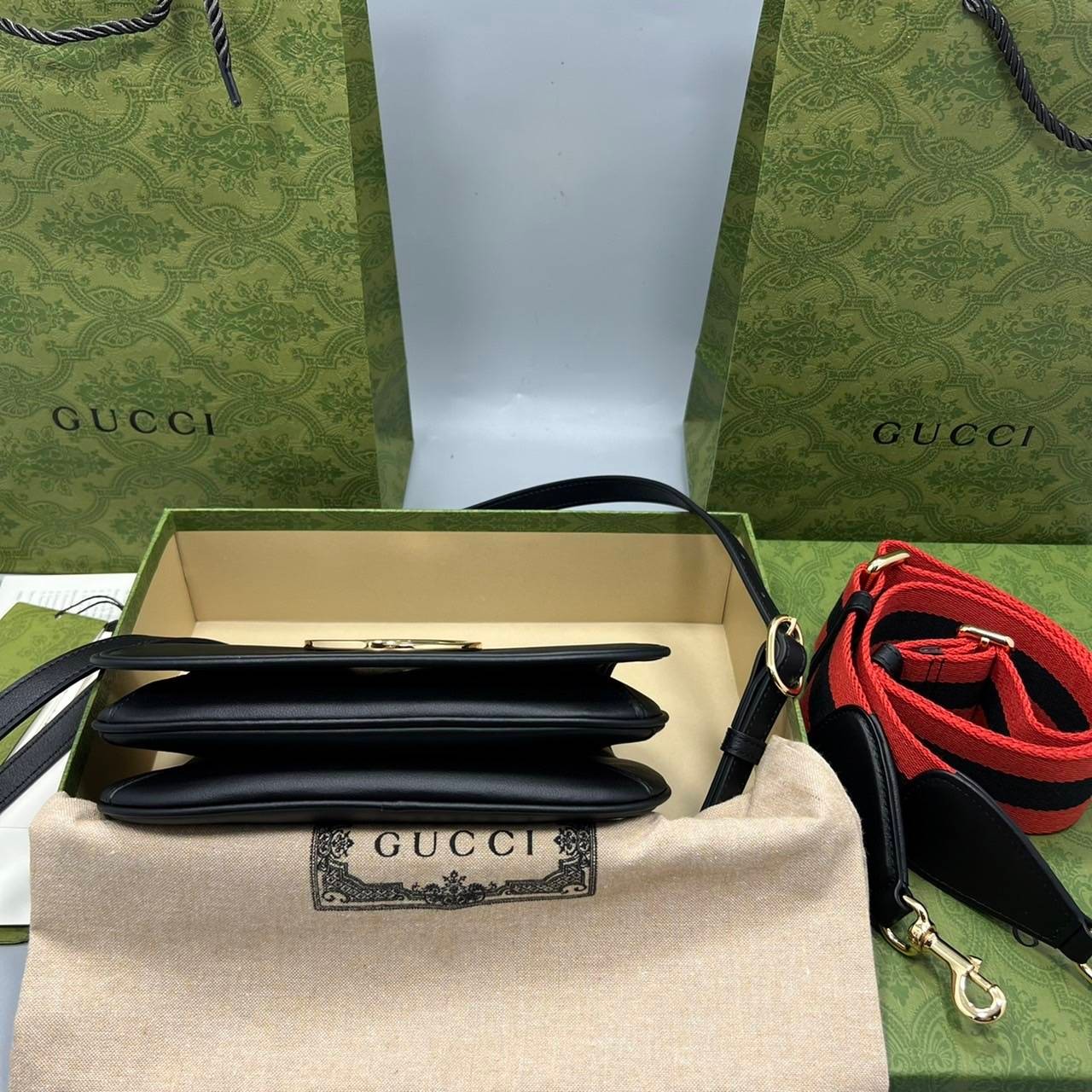 GUCCI Blondie mini bag เกรดเทพออริจินล หนังแท้ ภาพถ่ายจากงานขายจริง ใช้งานต่างประเทศได้ ผ่านทุก ตม