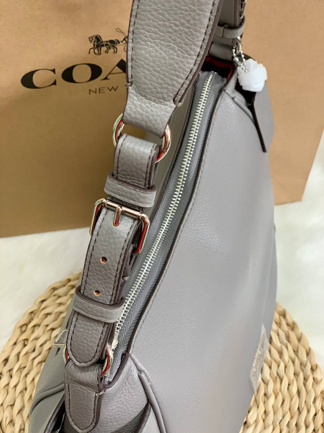 สินค้าออกใหม่ พร้อมคอลเลคชั่นสีใหม่ล่าสุดค่ะ! COACH RORI SHOULDER BAG ((C2855)) พร้อมส่งที่ไทย สวยก่อนใครแน่นอนค่ะ! กระเป๋าสะพายไหล่ หนังแท้ชั้นดีที่สุด หนังนิ่ม ทรงสวย หลงรักแน่นอนค่ะ