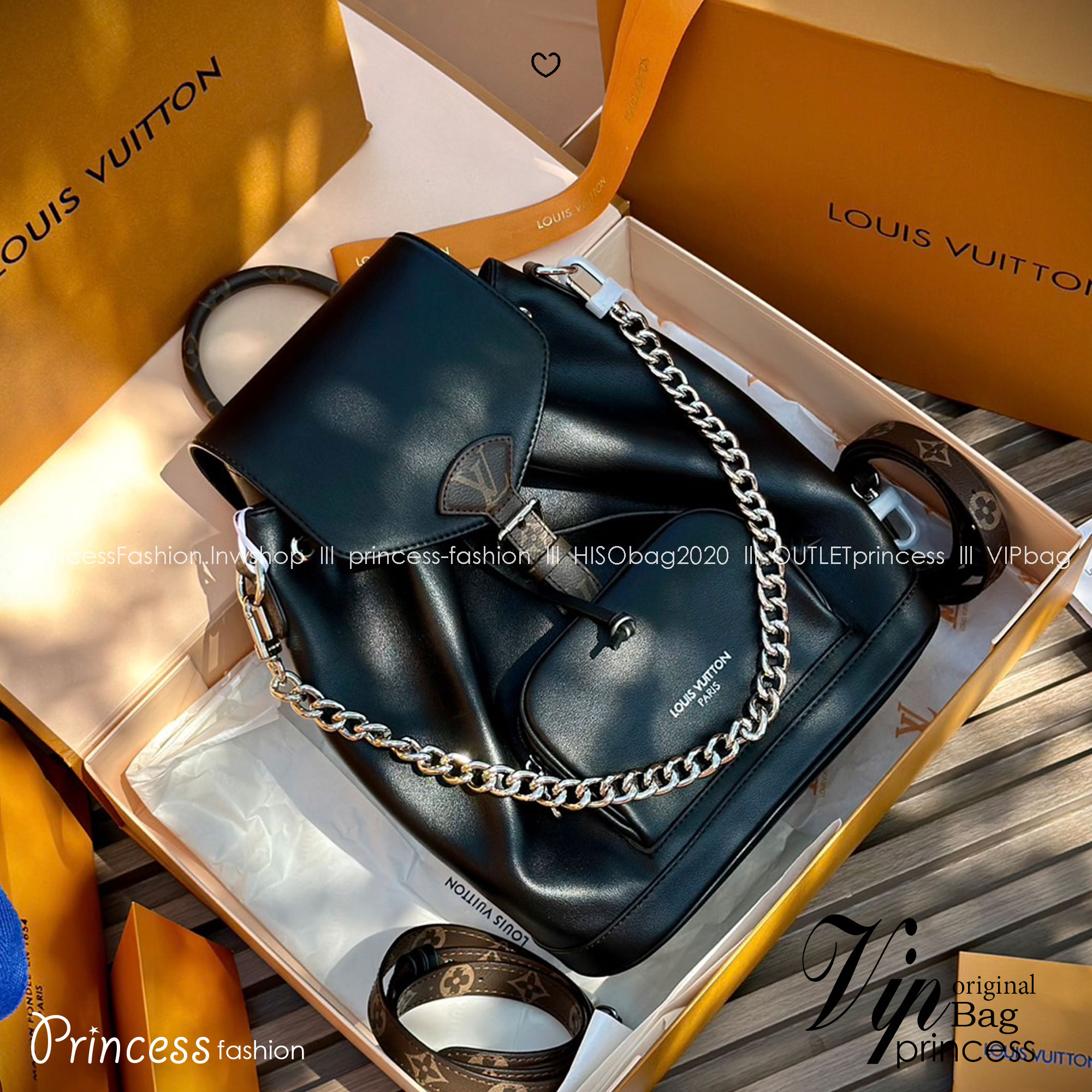 LV Montsouris Vibe PM Backpack bag กระเป๋าเป้รุ่นใหม่สุดหรู หนังแท้สวยเงางามเป็นเอกลักษณ์ 🤍 สินค้าเกรดออริจินอล ภาพถ่ายจากงานขายจริง ใช้งานต่างประเทศได้