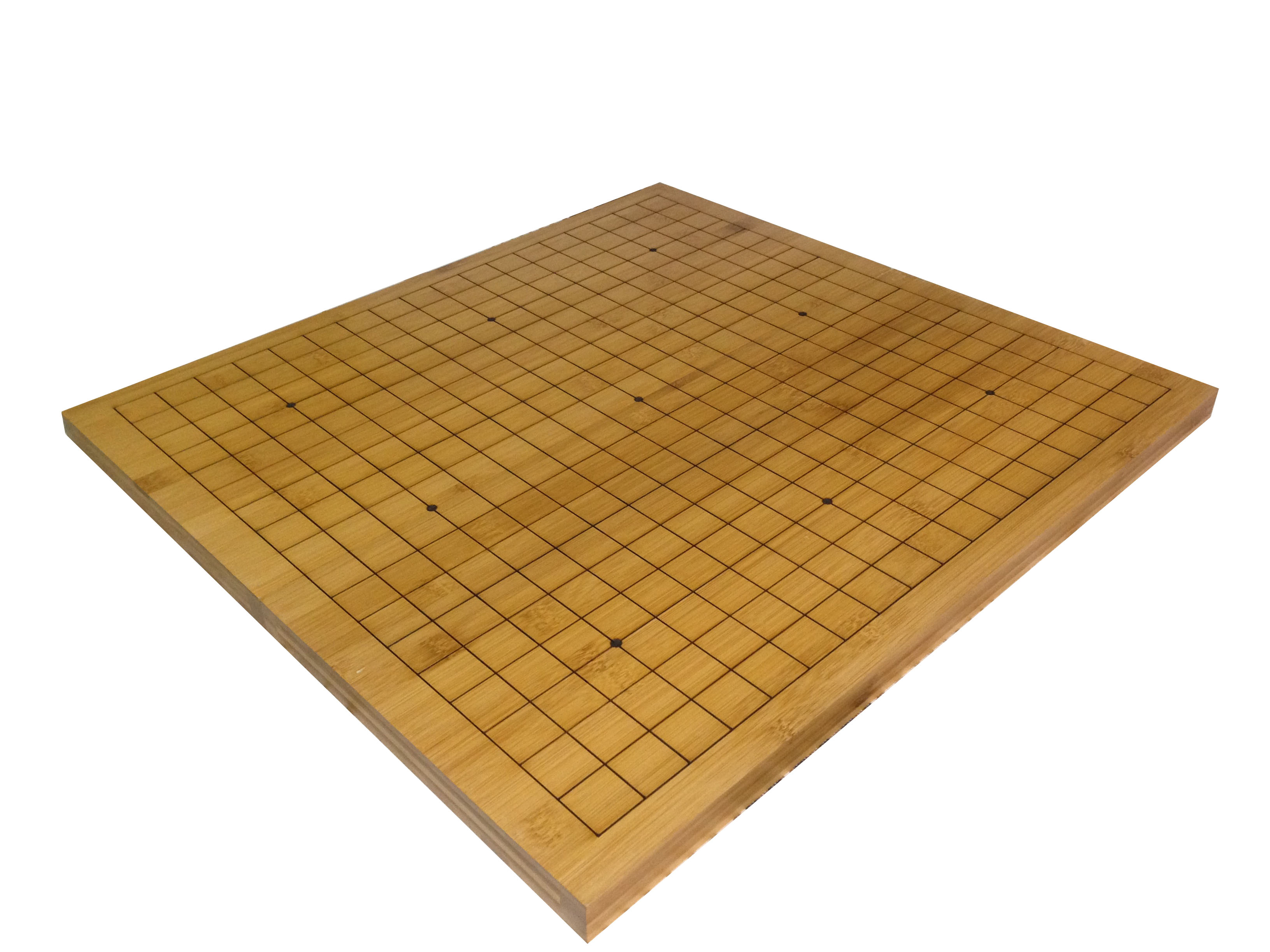 ชุดหมากล้อมกระดานไม้กระดาน19เส้นพร้อมเม็ดหมากล้อมเมลามีนพร้อมโถพลาสติกทรงกลม