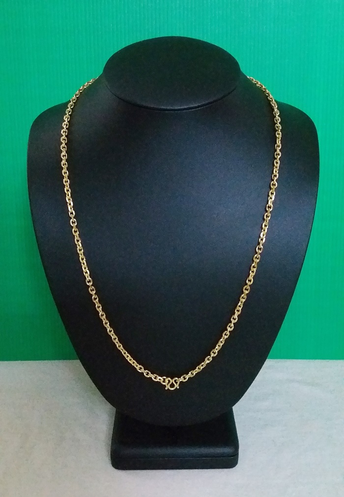สร้อยคอทองลายคตกิตทำจากเหรียญ25,50ส.ต.(ใส่คู่กับพระได้)แบบยาวค่ะ