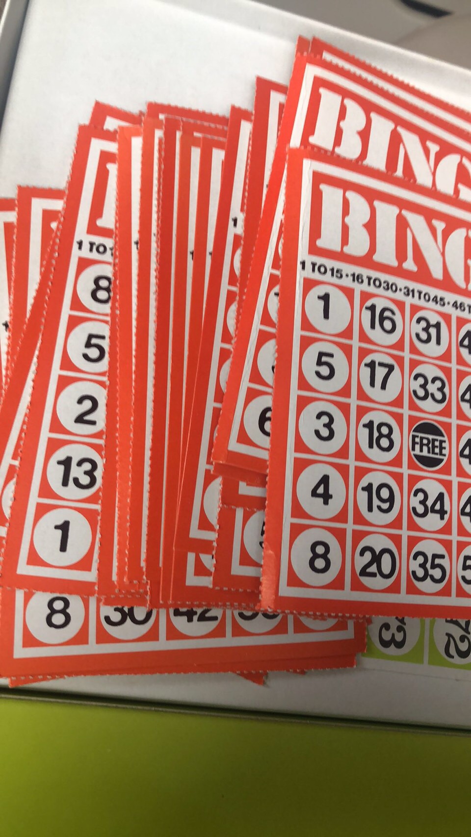 เกมส์บิงโกกล่องส้ม(BINGO) บิงโกการ์ดเกม